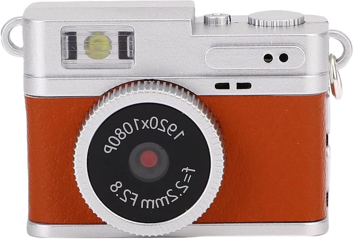 Compacte 1080p Sleutelhanger Camera met 20MP en 0.96 Inch LED Verlichting voor Buitenactiviteiten en Fietsen