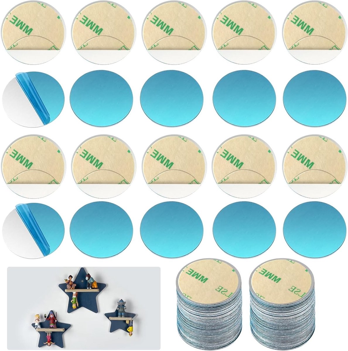 Zelfklevende metalen tape 30mm x 0.3 voor reparaties, bevestigen en knutselen