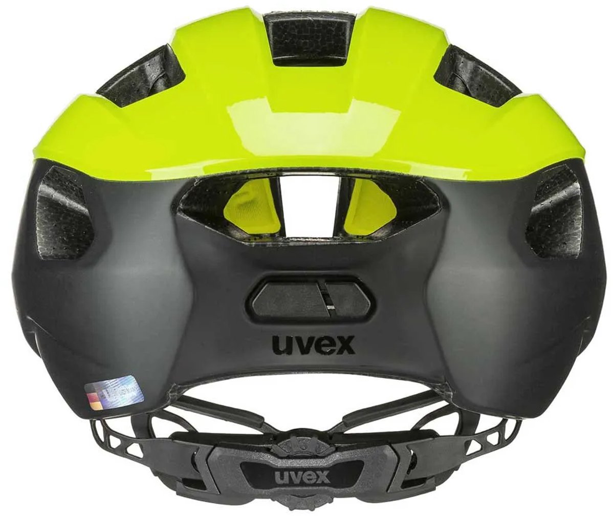 uvex Rise CC Fietshelm Neon yellow / Black Mat - Unisex - maat 52-56 – foto 2
