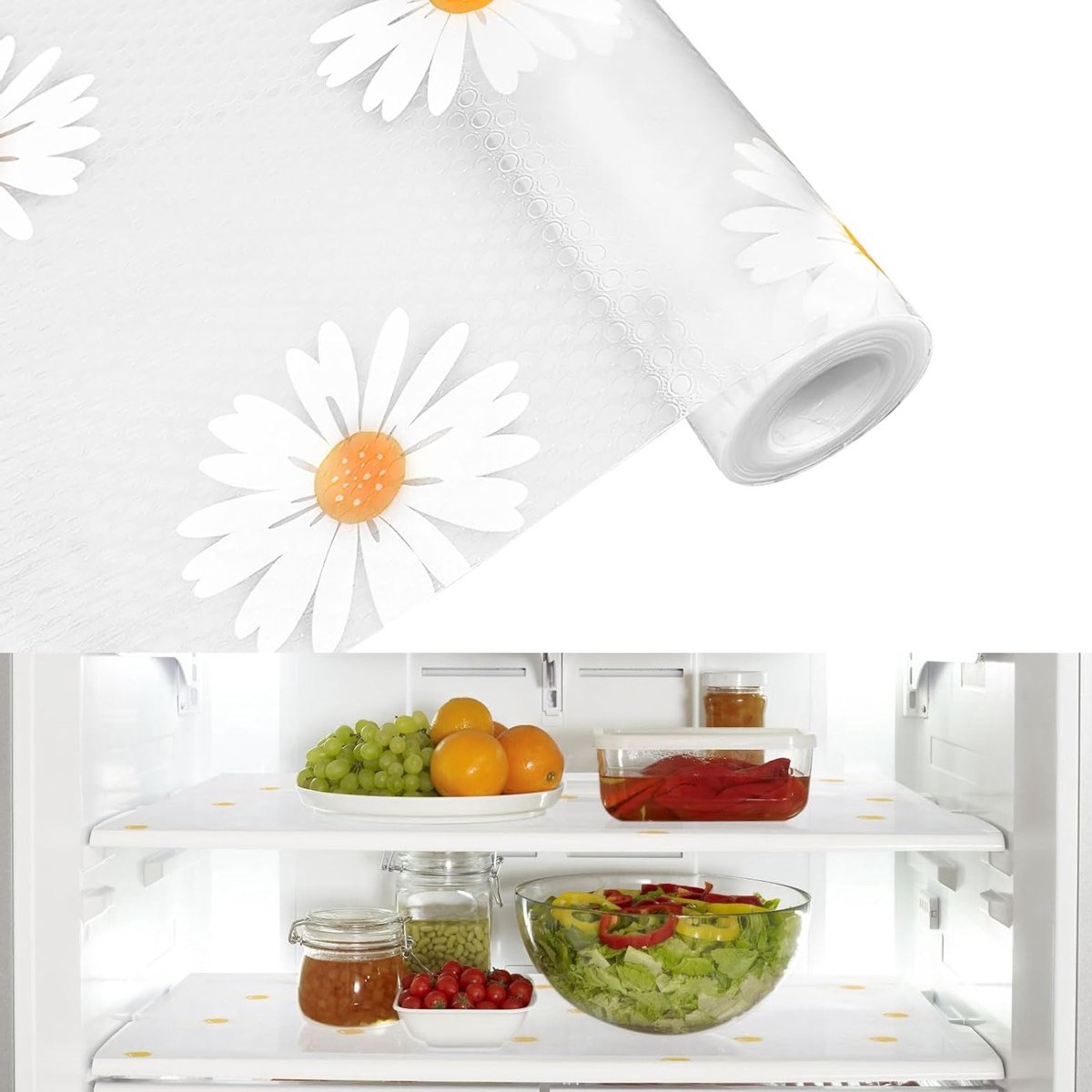 Antibacteriële Koelkastmatten 30 x 300 cm - Voorkom Vocht, Antislip en Wasbaar - Ideaal voor Keuken, Lades en Kasten