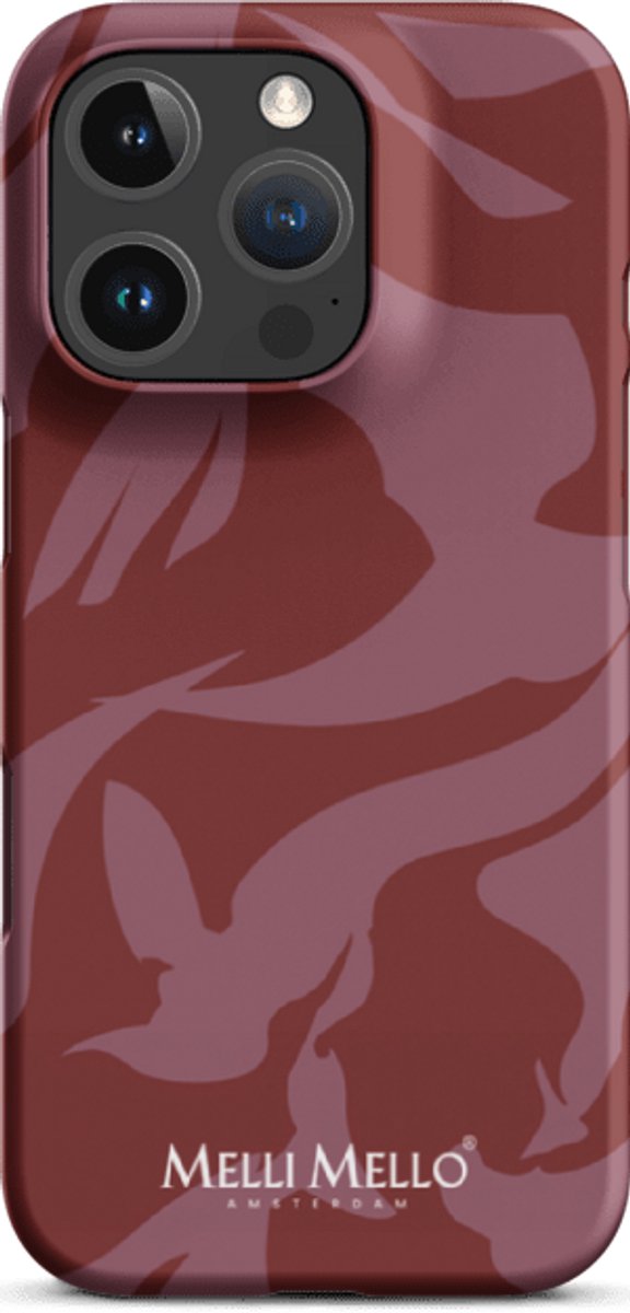 Melli Mello Telefoonhoesje Crimson Wave (Hard Case) - Apple iPhone 16 Pro Max