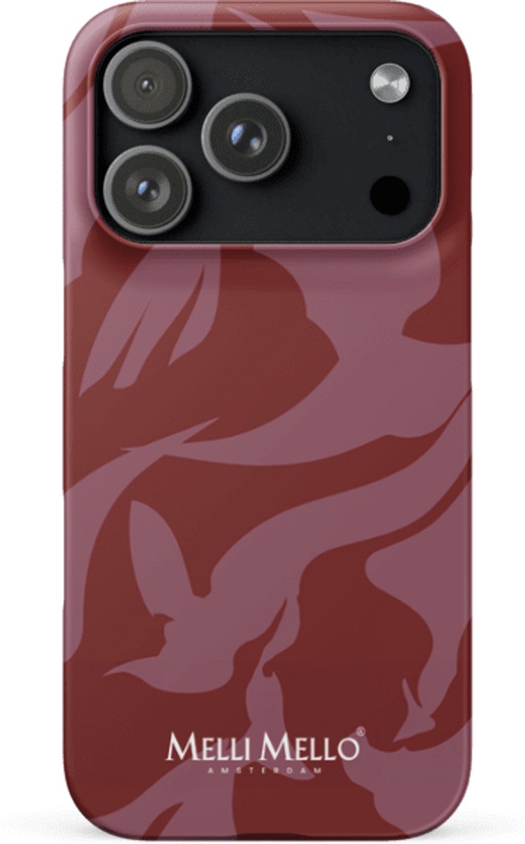 Melli Mello Telefoonhoesje Crimson Wave (Hard Case) - Apple iPhone 17 Pro