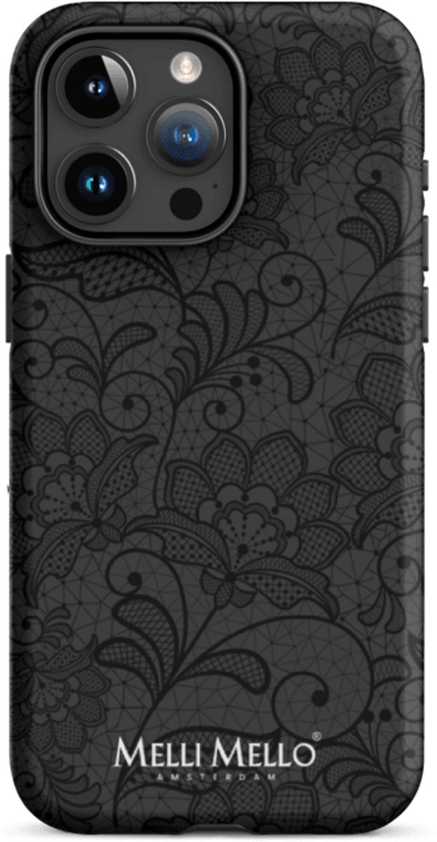Melli Mello Telefoonhoesje Midnight Lace (Tough Case) - Apple iPhone 15 Pro Max