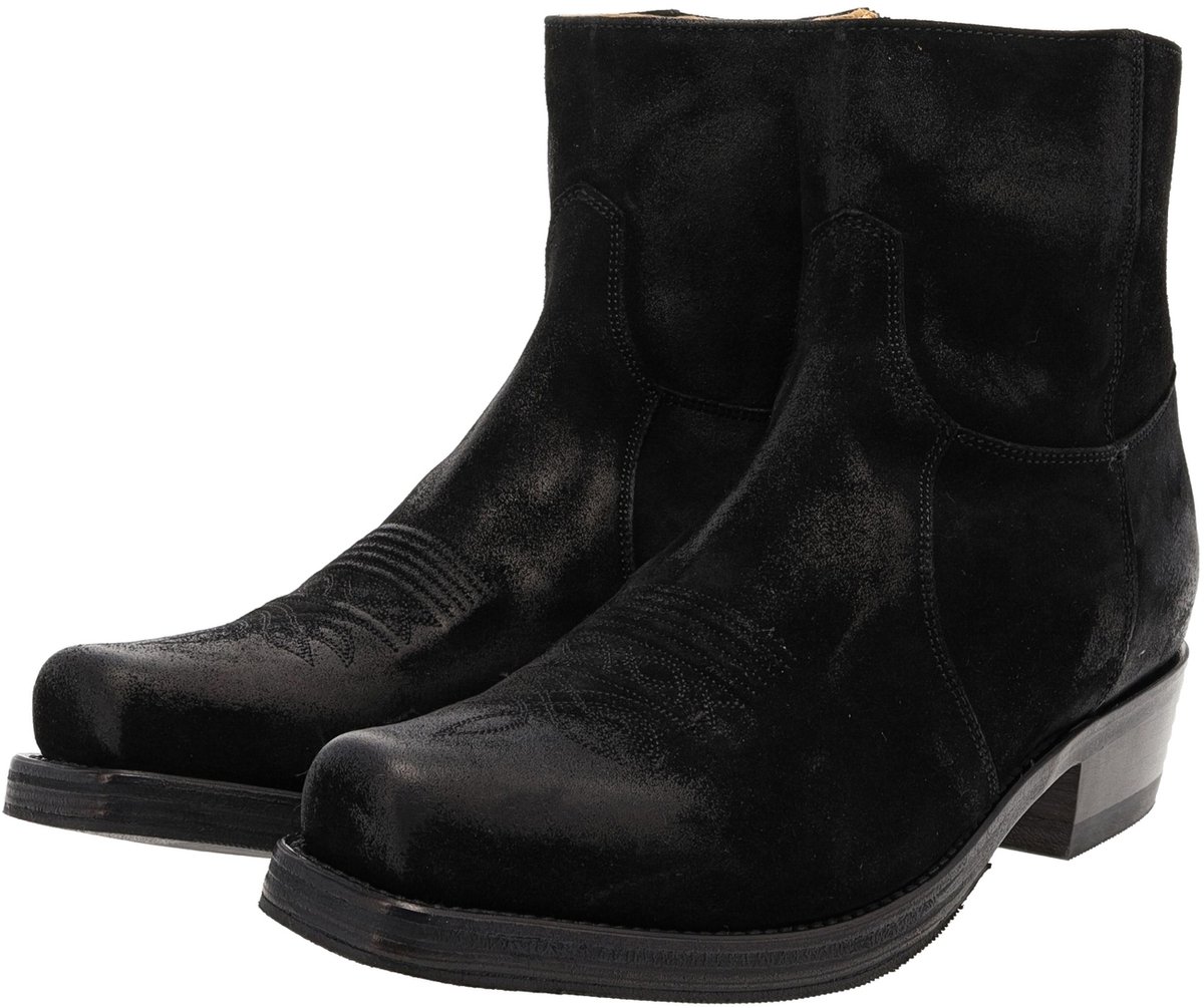 Sendra 7826 58 MICK Leren enkellaars voor heren zwart - 48 EU