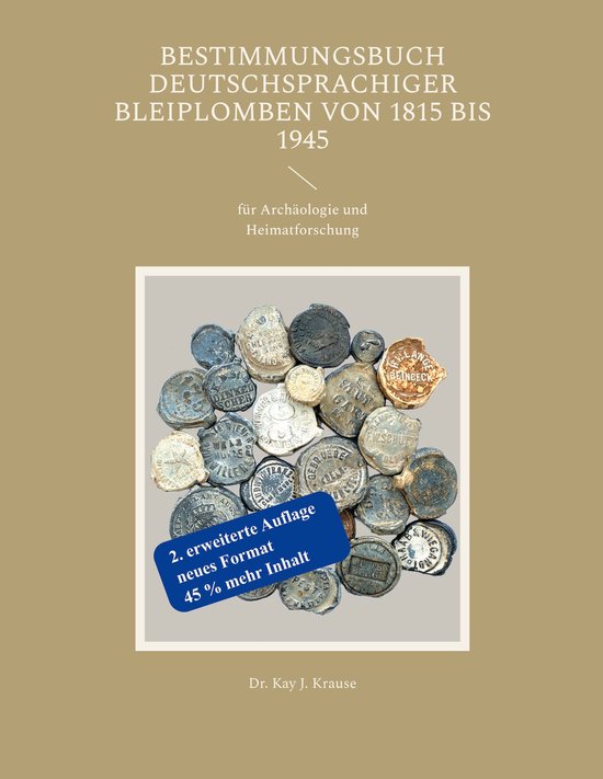 Bestimmungsbuch deutschsprachiger Bleiplomben von 1815 bis 1 ... - cover