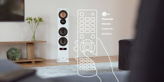 Teufel Ultima 40 ACTIVE 3 Club Edition 4.1 Bluetooth surroundsysteem met draadloze actieve achterluidsprekers en krachtige subwoofer, basreflex, ingebouwde versterker, HDMI ARC CEC‌ - wit van Merkloos — afbeelding 2