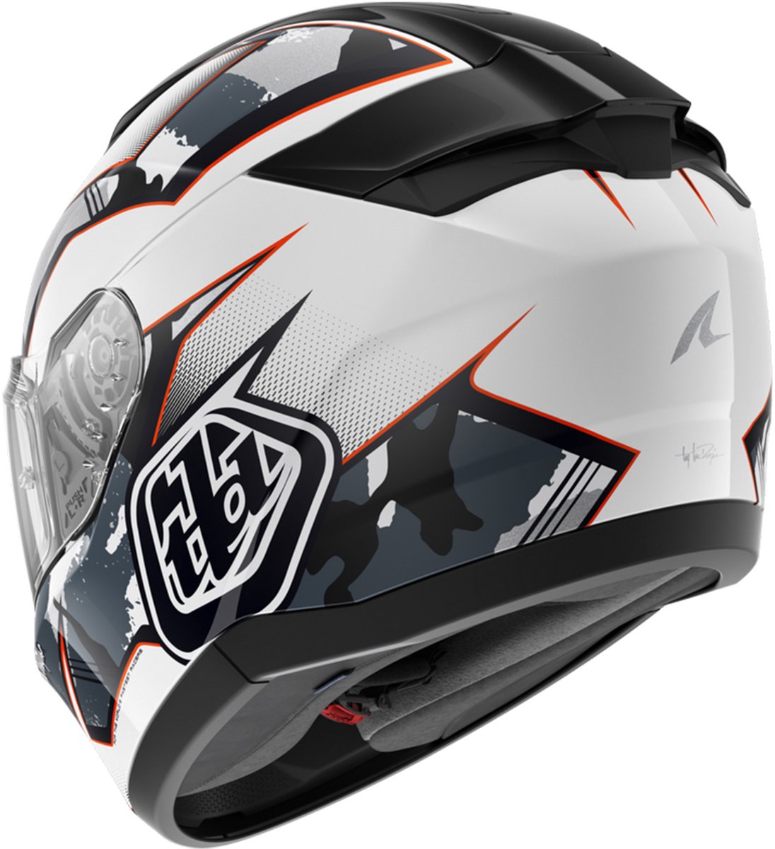 Shark Ridill 2 Matrix Camo Wit Zilver Rood WSR Integraalhelm - Helm – foto 2