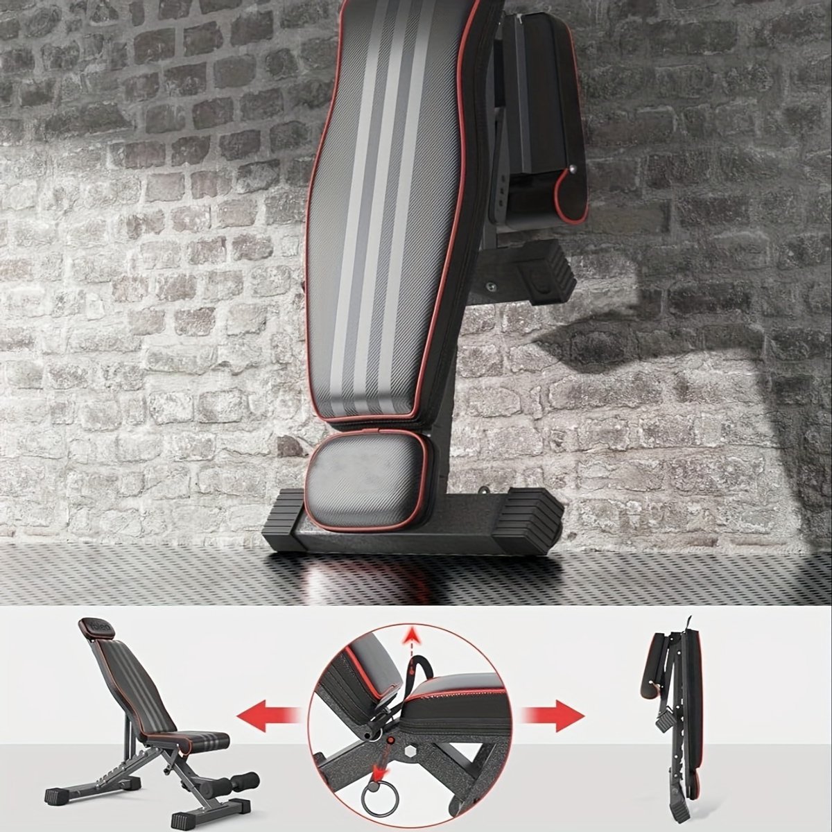 200KG Opvouwbare Dumbbell Bank Gewicht Training Fitness Verstelbare Workout Gym – foto 8