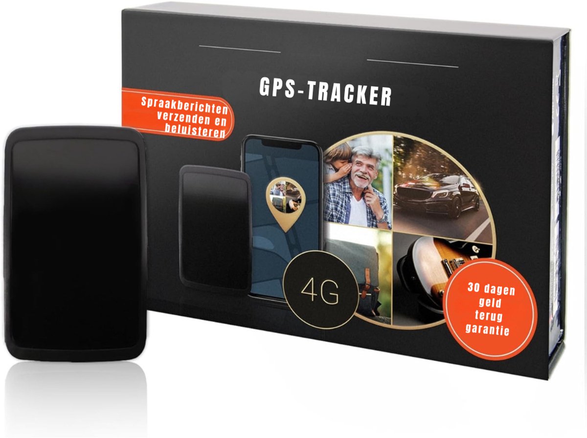 RUX® GPS Tracker fiets - GPS Tracker - GPS Trackers - Zwart - 11cm x 7cm x 3cm