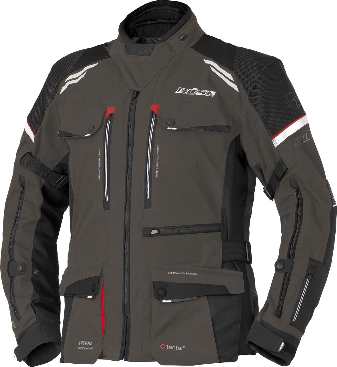 Büse Highland III waterdichte motorfiets textieljas -