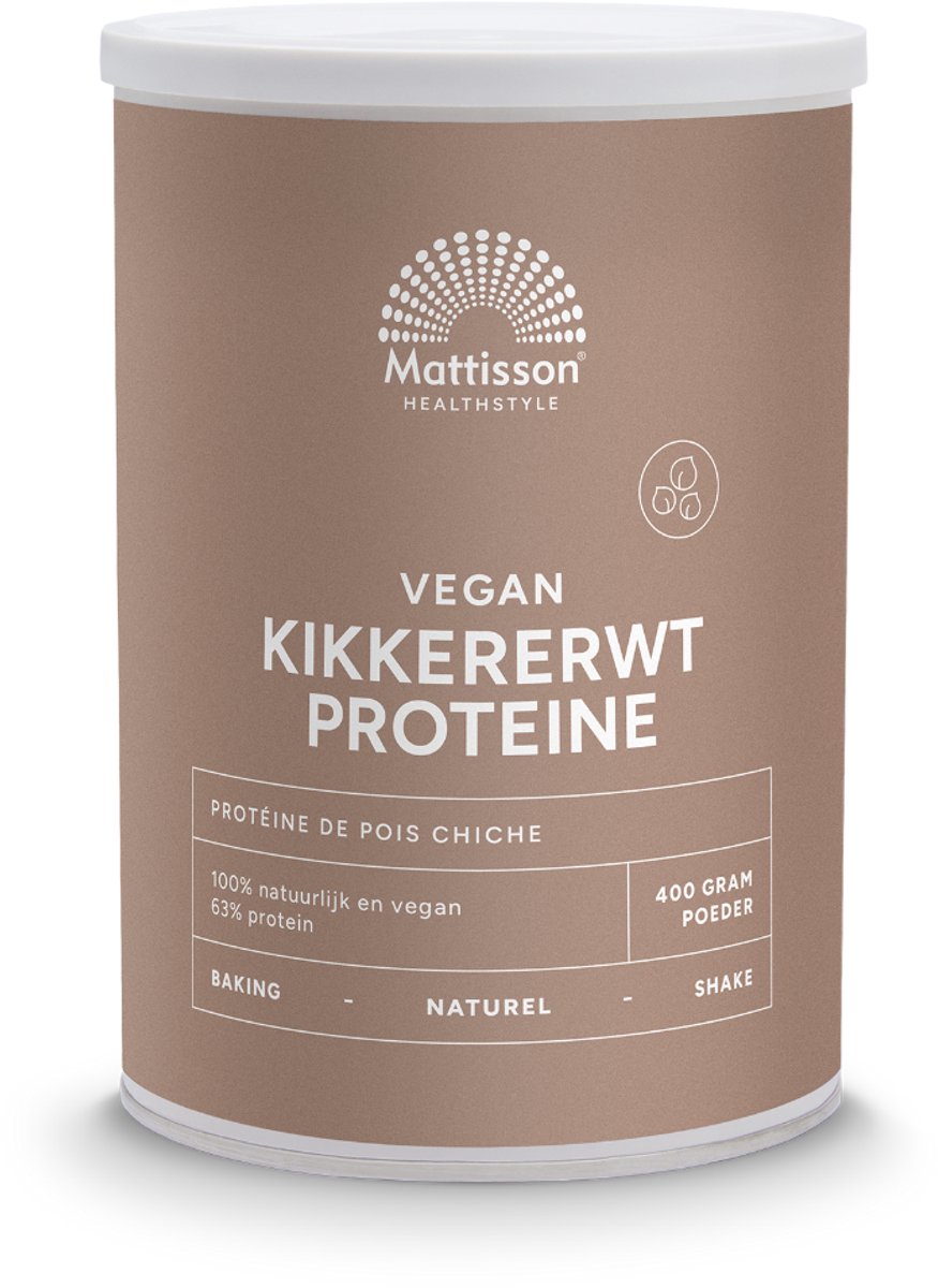 Mattisson - Kikkererwt proteïne poeder 63% - 400 g