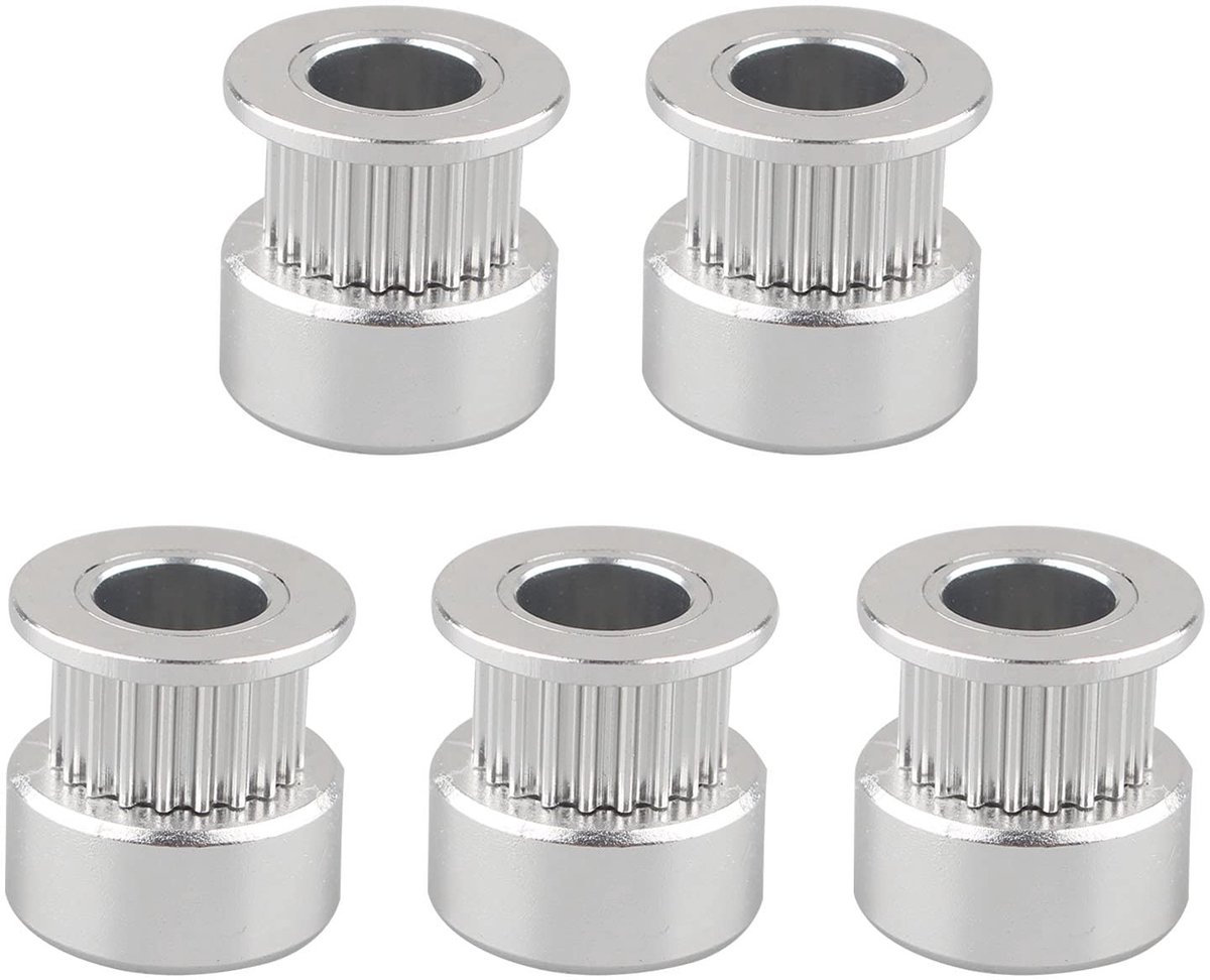 Dailygoody - GT2 Pulley - 20 Tanden - Aluminium - 8mm Bore - 3D Printer - Precisie onderdelen - Hoogwaardige kwaliteit - Geschikt voor 3D printproje