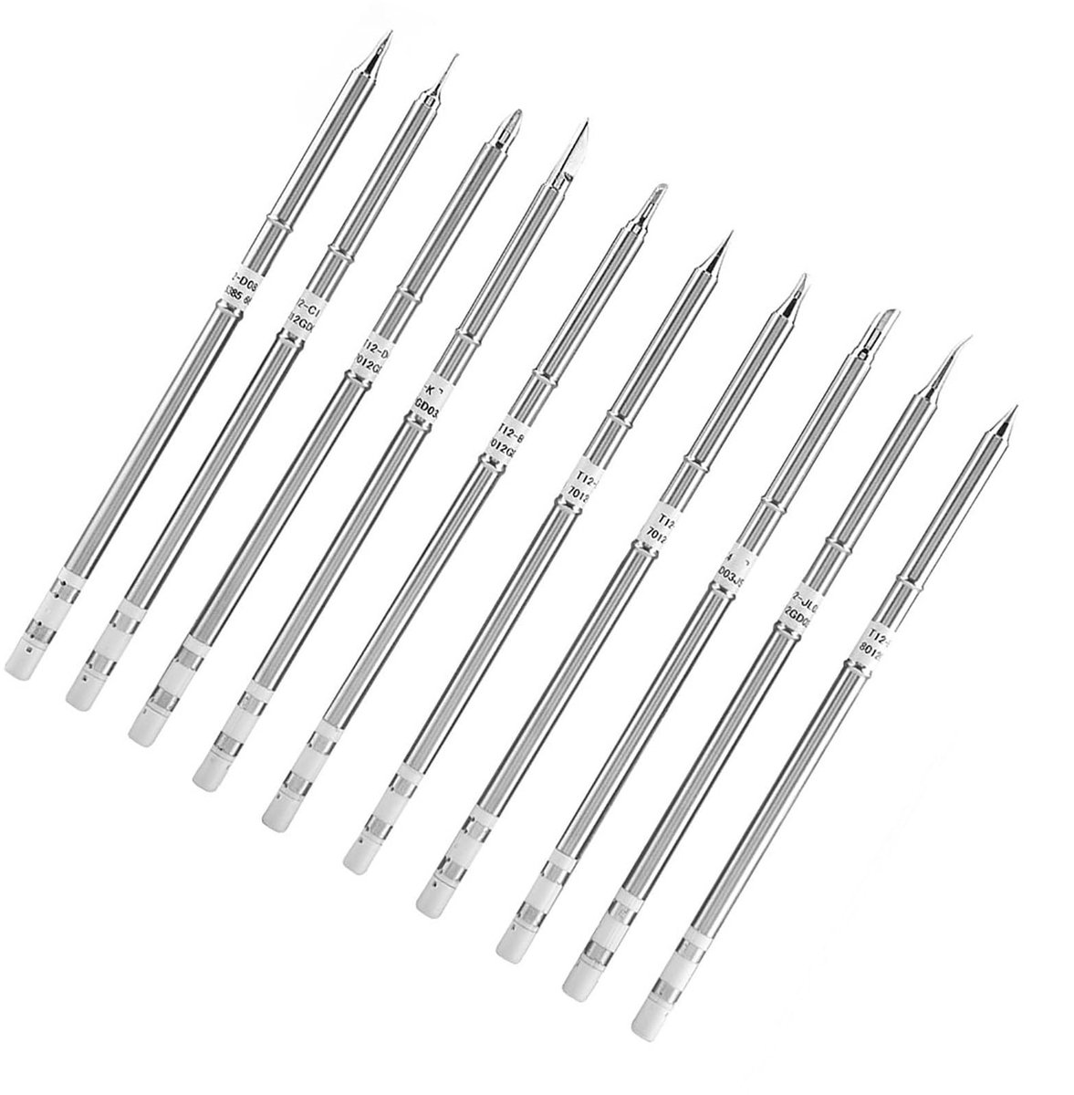 Dailygoods - Dailygoody - Soldeerbout - Zuurstofvrije koperen soldeerpunten - Temperatuurbereik 200-480 graden - Geschikt voor FX-951 soldeerstations - 10 stuks -