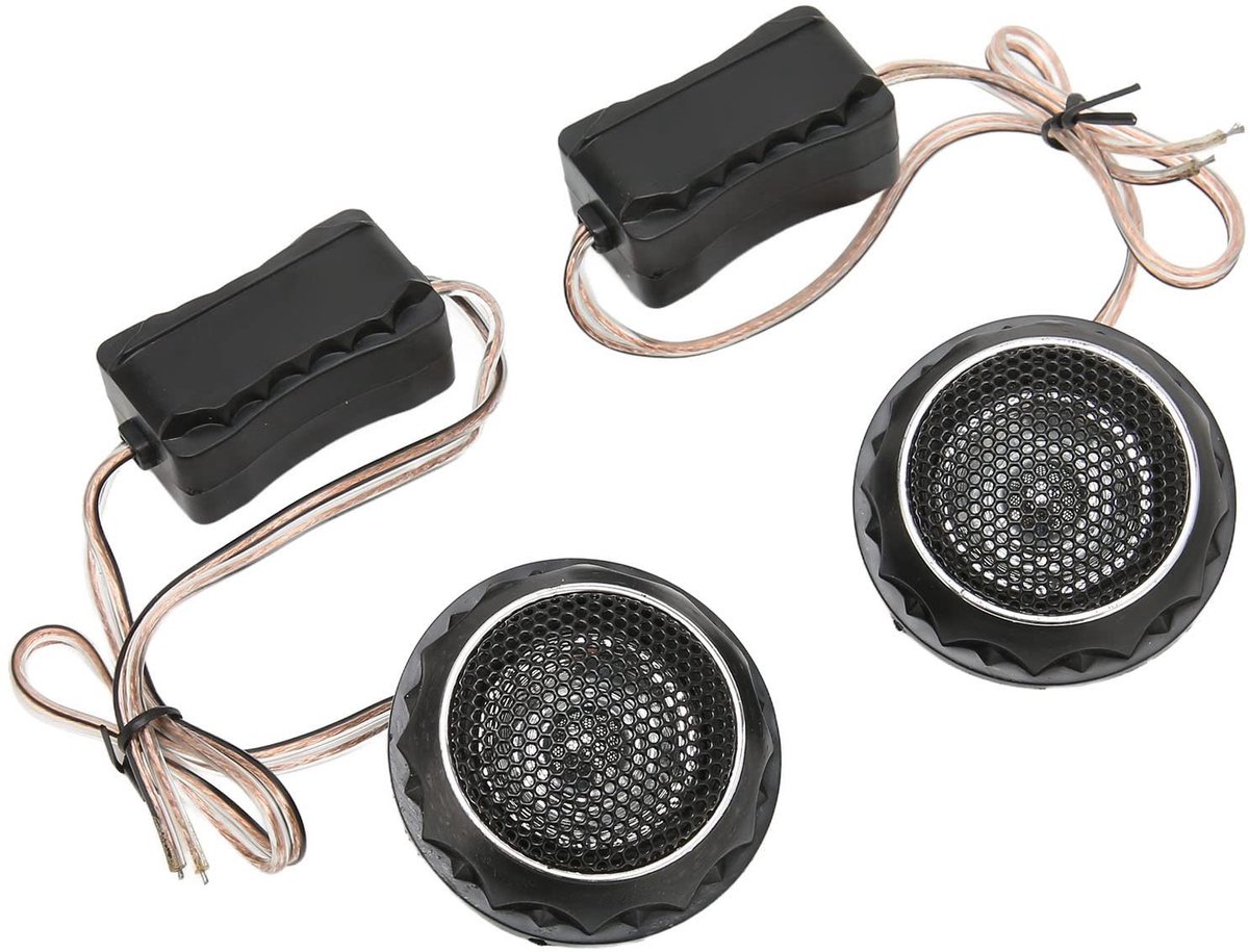 Dailygoods - Dailygoody - Dome-tweeter - Heldere klankdetails - 140W - Metallic - Premium auto-luidspreker - Perfect voor muziekgenres - Mini Tweeter