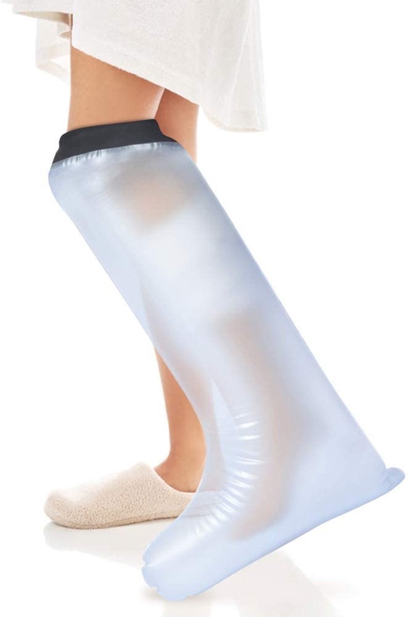 Dailygoods - Dailygoody - Waterdichte beenbeschermer - Herbruikbaar - Ideaal voor douchegebruik - Bescherming voor knie en enkel - Geschikt voor volwassenen - 44 x.