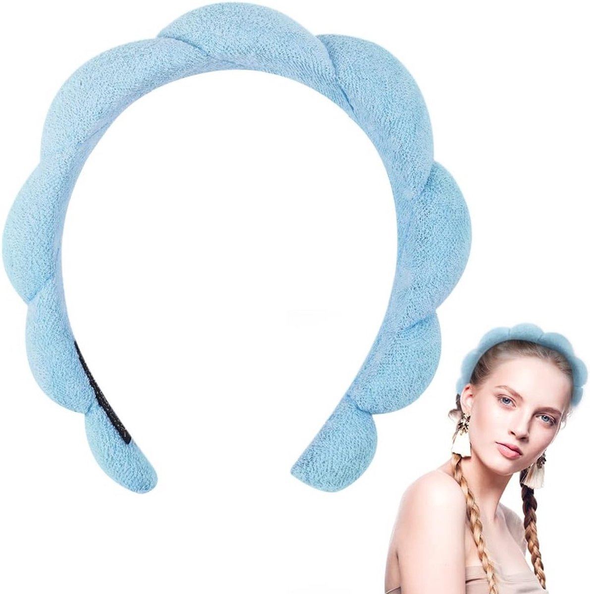 Zachte Haarband voor Dames, Ideaal voor Huidverzorging, Make-up Verwijdering en Douchegebruik, Perfect voor Gezichtsmaskers en Schoonheidsroutine