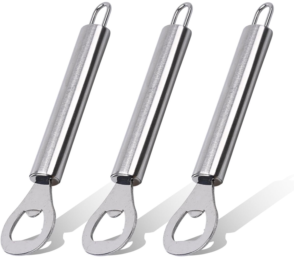 Dailygoods - Dailygoody - Flessenopener - Roestvrij staal - Draagbaar - Gadget voor bier - Thuisgebruik - Handige opener voor dranken