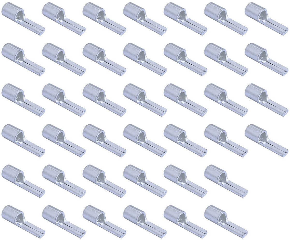 Dailygoods - Dailygoody - Koper Platte Pin Terminals - 40x Hoogwaardige Verbindingen - Voor 25mm² Kabel - Duurzaam en Betrouwbaar - Perfect voor Elektrische Verbin...