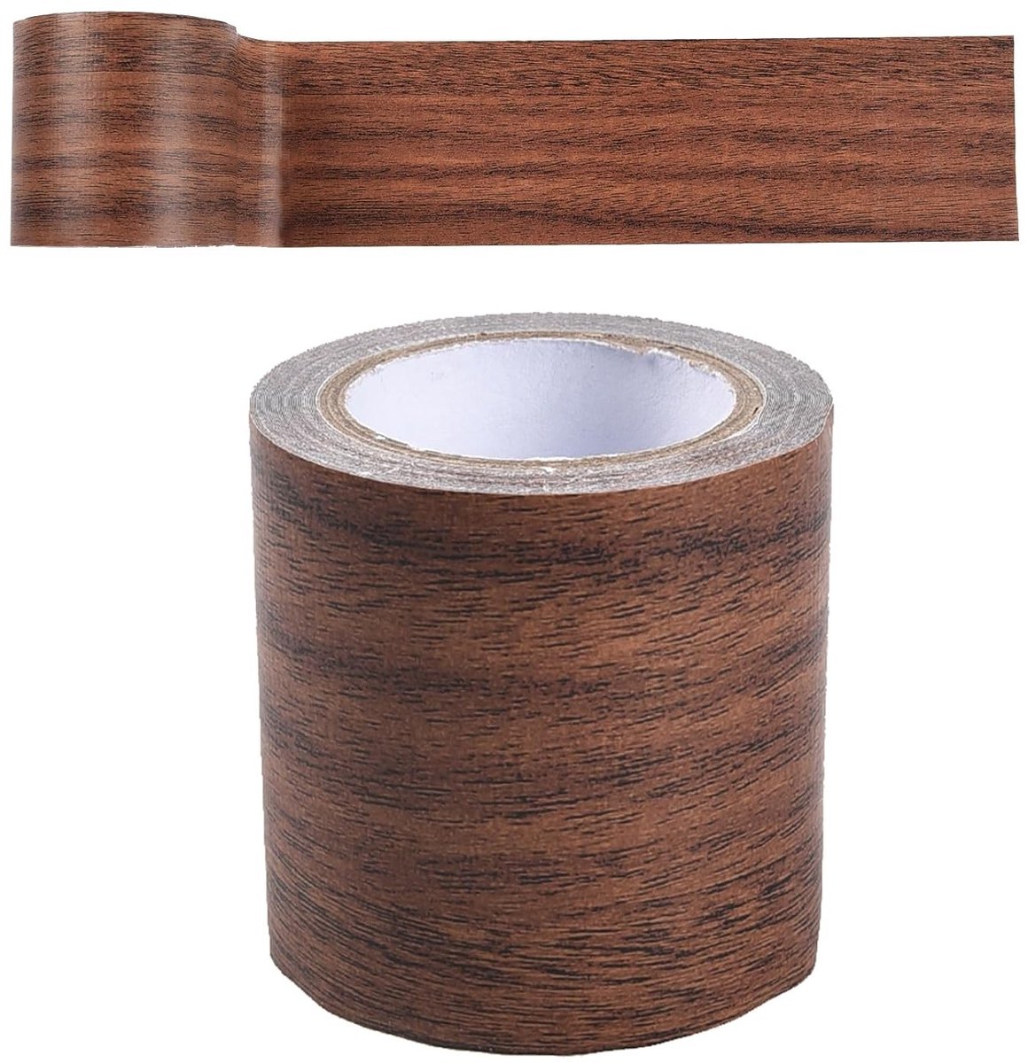 Multifunctionele Zelfklevende Waterdichte Reparatietape voor Meubels, Deuren, Vloeren en Tafels, Donkerbruin, 5.5 cm x 4.5 m - Duurzaam, Sterk en Veelzijdig