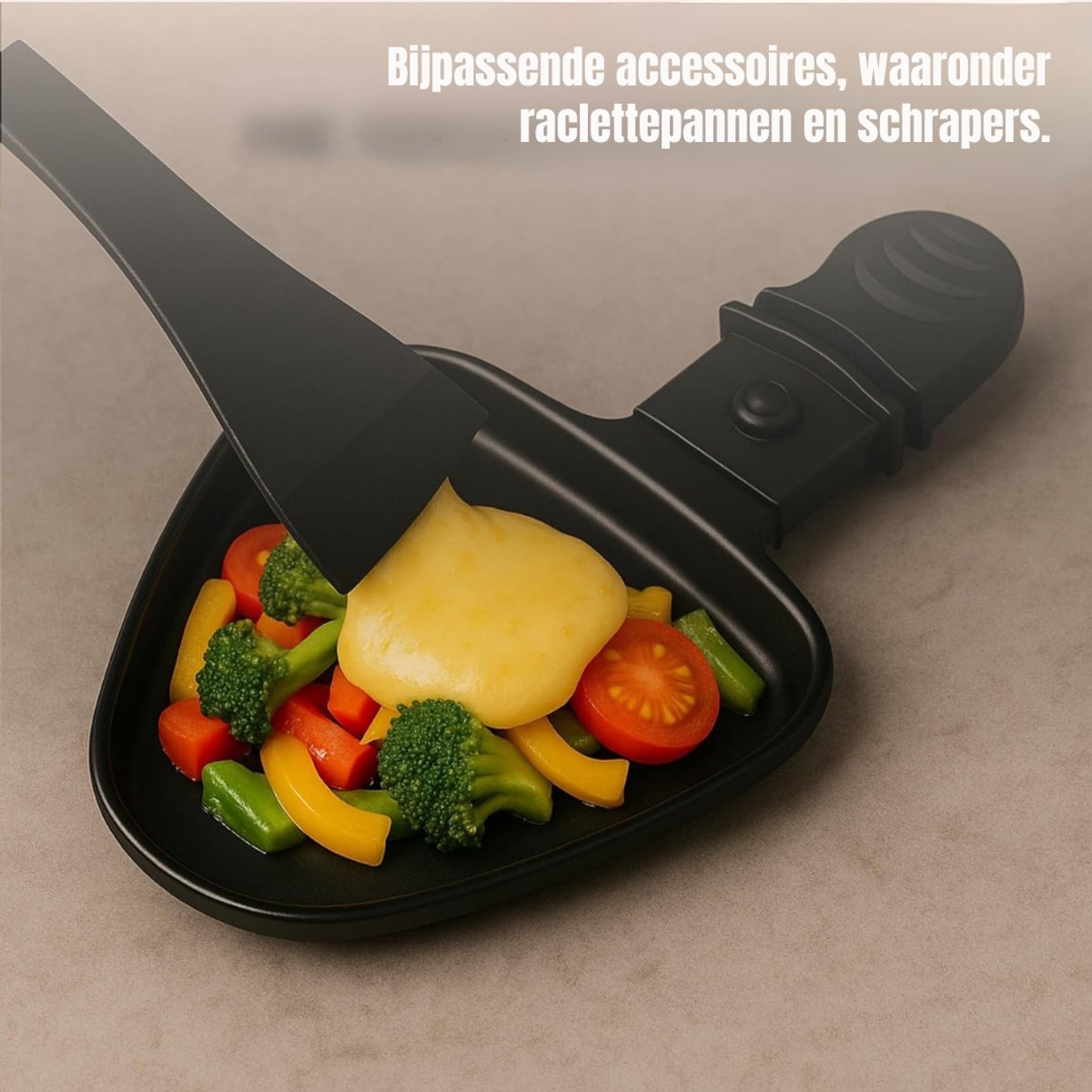 TIM® Gourmetstel 8 personen - Gourmetstellen - Gourmet - Zwart - 10cm x 10cm x 10cm – foto 4