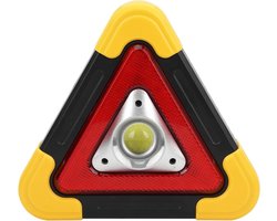 Waarschuwingsdriehoek Lamp voor Auto - Veiligheidslamp, Verkeersveiligheid, Noodverlichting - Compact en Lichtgewicht 20 x 18 x 6 cm