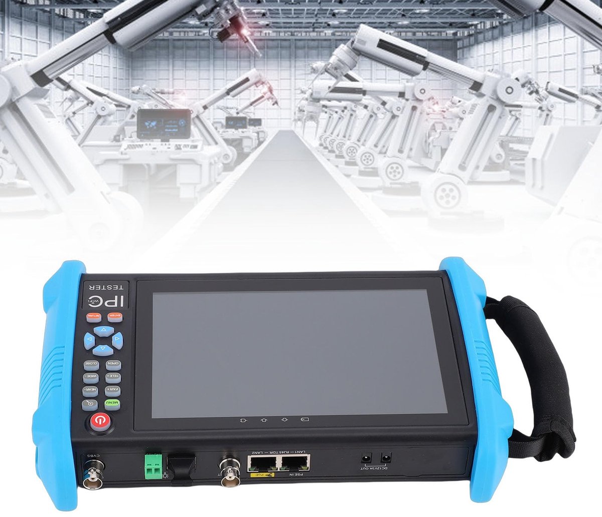 Dailygoods - Dailygoody - CCTV-cameratester - Beveiligingscameratester - Professionele functies - Compact formaat - IP en analoog - Geschikt voor installateurs - I