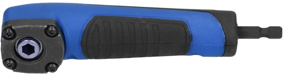 Dailygoods - Dailygoody - Multifunctionele Hoekadapter - Voor Impact Boormachine - Handig Accessoire - Blauw - Verstelbare Hoek - Efficiënt Boren - Geschikt voor D