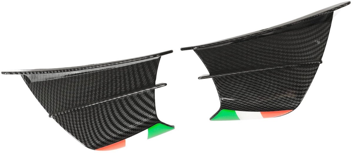 Dailygoods - Dailygoody - Motorfiets Winglet - Aerodynamische Vleugel - Carbon Fiber Style Shine - Verbeterde Stabiliteit - Geschikt voor meerdere modellen - 2 stu