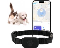 GPS-Halsband Voor Katten En Honden - DierenTracker Zonder Abonnementskosten - Realtime-tracking Met Geluid-zoekfunctie - 12 maanden batterijduur - Waterdicht - Lichtgewicht Huisdierenvolgsysteem - Alleen Apple-apparaten