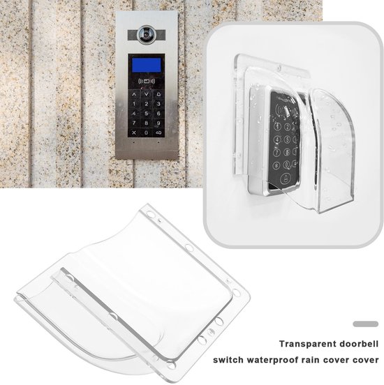 Dailygoods - Waterdichte Deurbel Regenhoes van Kunststof — afbeelding 3