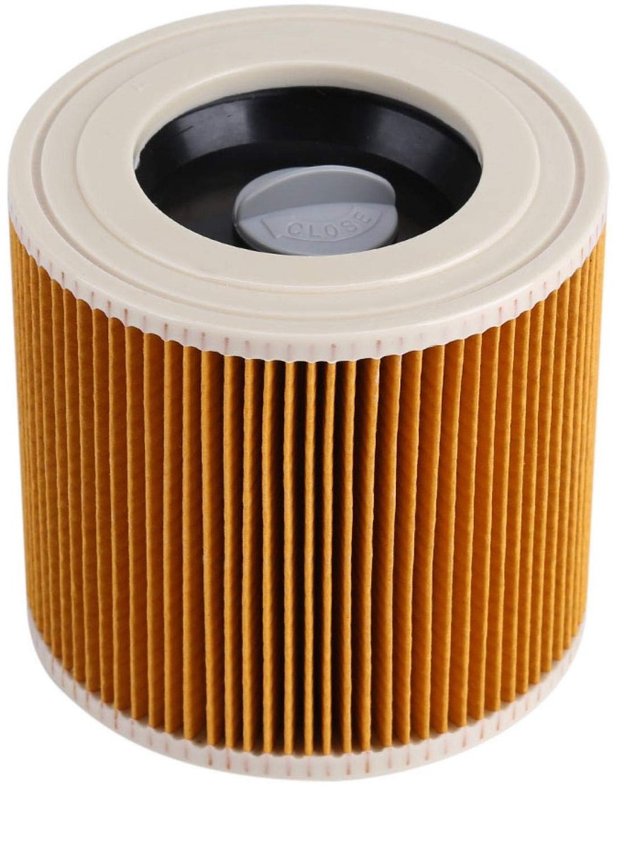 Dailygoods - Dailygoody - Luchtfilter - Vervangend stofzuigerfilter - Kwaliteitsfilter voor gezonde lucht - Geschikt voor Karcher modellen - Herbruikbaar - Voor na..