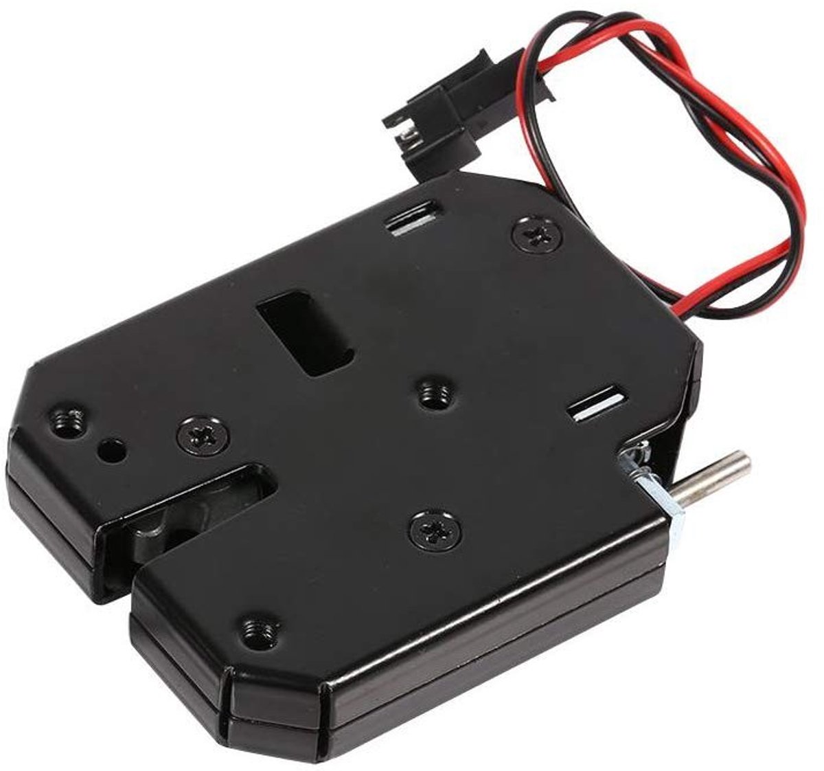 Dailygoods - Dailygoody - 12 V elektromagnetisch slot - intelligent elektrisch deurslot - zelfbedieningsslot - zwart - magneetslot - veilig en praktisch - ges