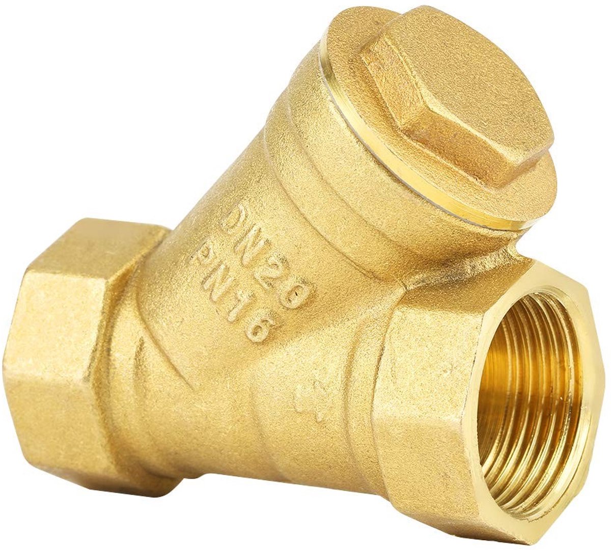 Dailygoods - Y-Vormige Messing Kogelkraan - 3/4 Vrouwelijke Draad - Voor Olie- en Waterscheiding - Duurzaam en Betrouwbaar - Eenvoudige Installatie