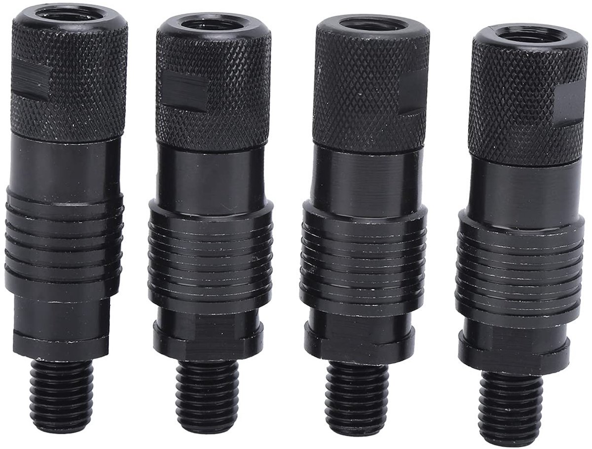 Dailygoods - Dailygoody - Aluminium Quick Release Connector - 4-delige set - Vissersalarm en Steunen - Vissersaccessoires - Hoogwaardige kwaliteit - Eenvoudig te g...
