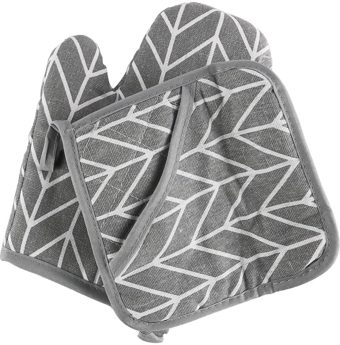 Dailygoods - Dailygoody - Keuken Pannenlappen - Hittebestendig - Vierkant - Katoenen Pannenlap - Onderzetters voor Tafel - Geschikt voor Koken en Bakken
