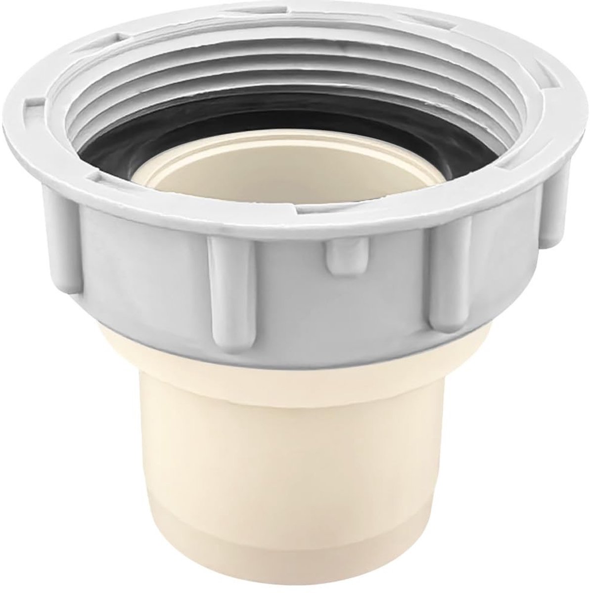 Dailygoods - Dailygoody - Afvoerpijp Verbinder 56mm - Kunststof met Stopper en Dichting