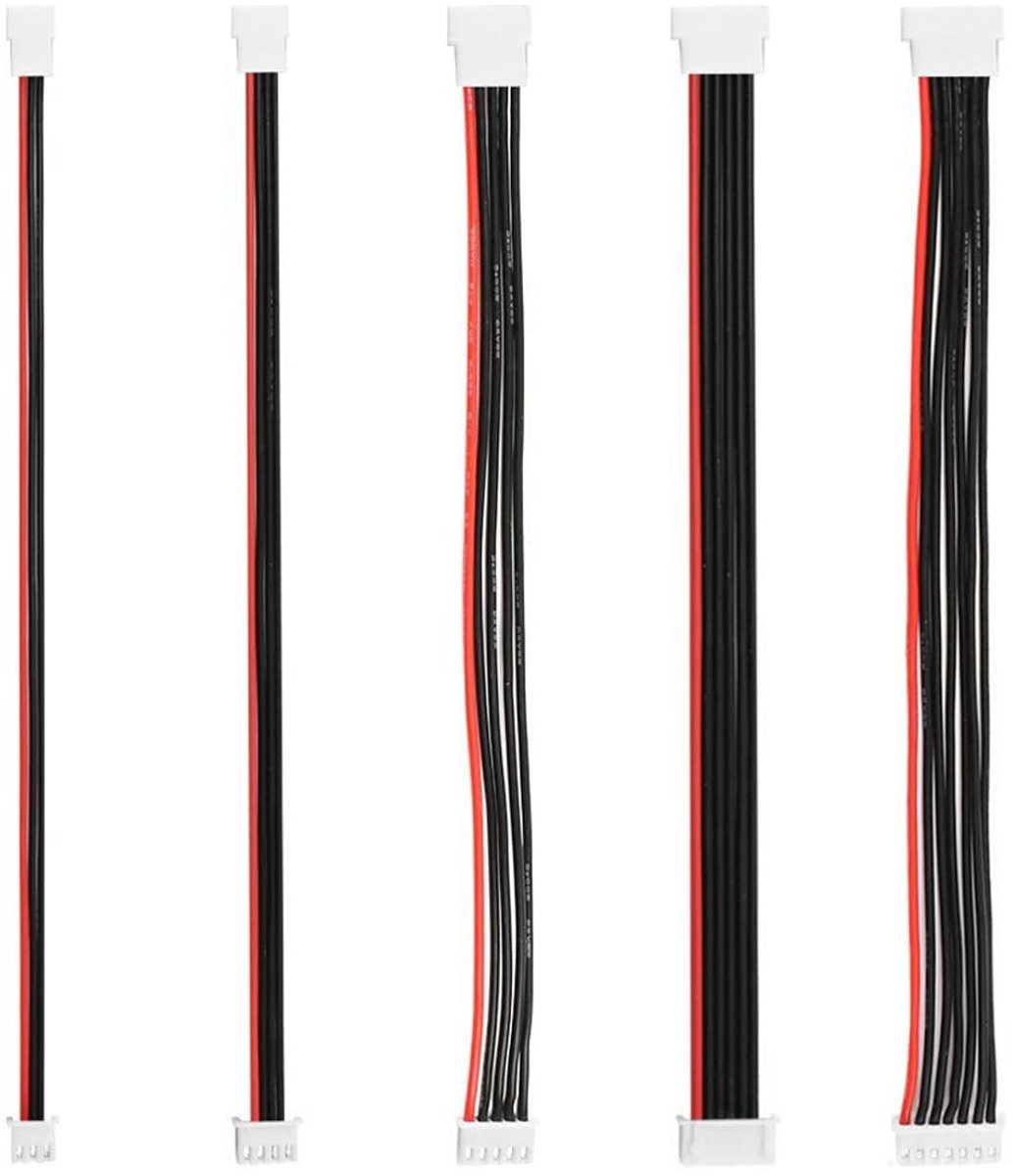 Dailygoods - Set van 5 Balanslaadkabels voor LiPo-batterijen