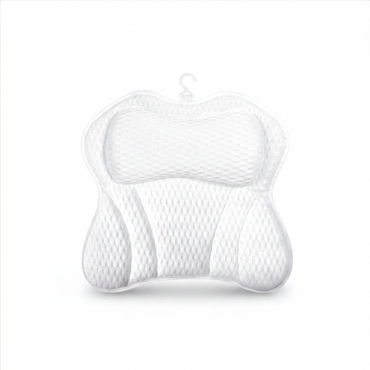 AHD® Badkussen - Badkussens Voor in Bad - Badplank - Wit - 44cm x 44cm x 1cm