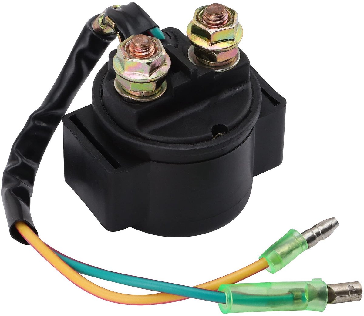 Dailygoods - Dailygoody - Relay Starter Solenoid - Vervangingsonderdeel - Compatibel met Motorfiets - 2 Terminals - Voor Scooter en Snowmobile