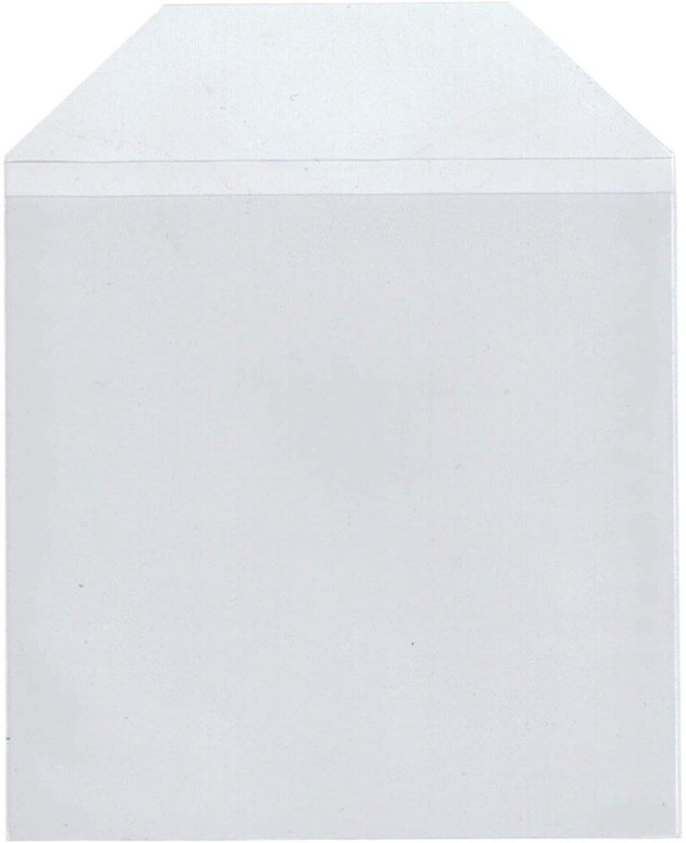 Dailygoods - Dailygoody - CD/DVD Clear Cover Cases - 25 Stuks - 100 Micron Plastic Sleeve Wallets - Bescherming voor Jouw Media - Handig en Duurzaam - Geschik