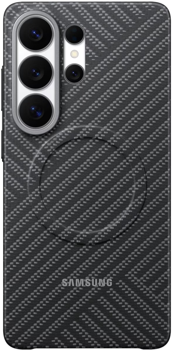 Samsung Galaxy S26 Ultra Hoesje - Carbon Magnet - Dark Gray