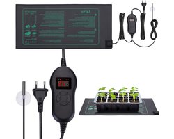 Verwarmingsmat Thermostaat Kas - Zaadkieming Voortplantingsbak Terrarium Aquarium - 52 × 25 cm 30Watt