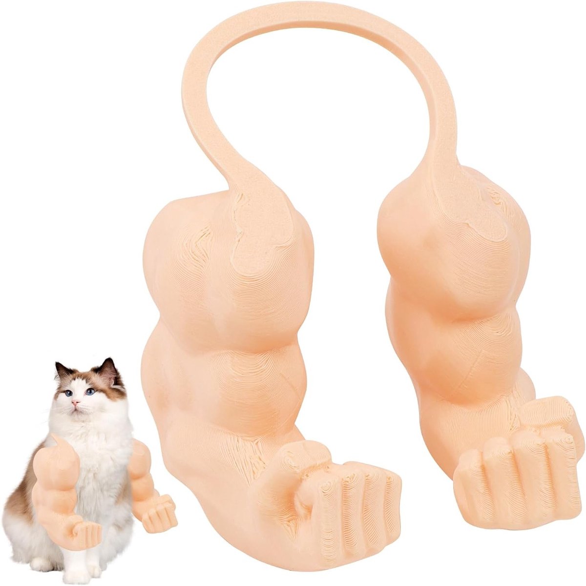 Grappige Kat Kostuum Accessoires: 3D Geprinte Spierarmen voor Interactieve Halloween Cosplay en Dierenliefhebbers