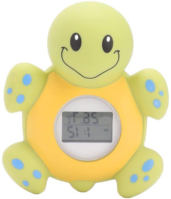 Multifunctionele Baby Badthermometer met Schattige Schildpad voor Veilig Badderen en Douchen van Kinderen — afbeelding 2