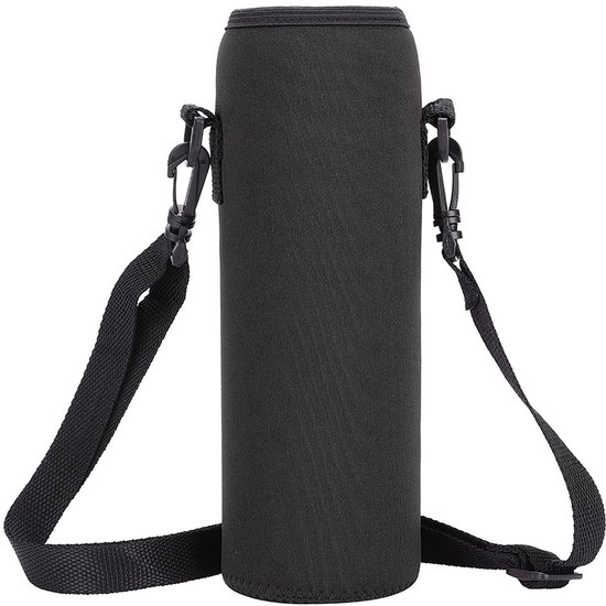 Dailygoods- Waterflesdrager Geïsoleerd - Verstelbare Schouderriem - Draagbare Bidonhouder - Bescherming tegen Schade - Geschikt voor Water-/Theeflessen - Licht Elastische Opening — afbeelding 3