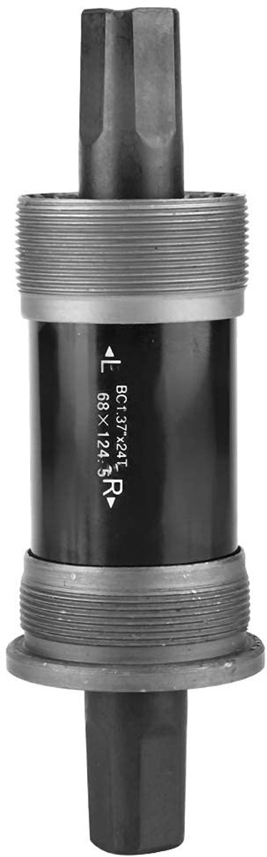 aladdien - Fiets Trapas - Vierkante Trapas Spindel - Duurzaam Staal Ontwerp - 124.5mm - Geschikt voor Racefiets en Trekkingfiets - Ondersteuning voo..