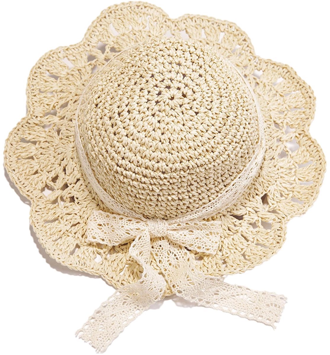 aladdien - Zomerhoed - Strand - Reis - Outdoor - Baby 2-6 jaar - Beige - 52cm