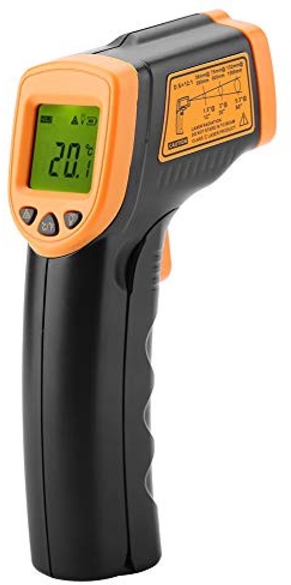Smart Sensor Digitale Infrarood Thermometer AR320 - Nauwkeurig, Snelle Respons, LCD-display, -32℃~380℃
