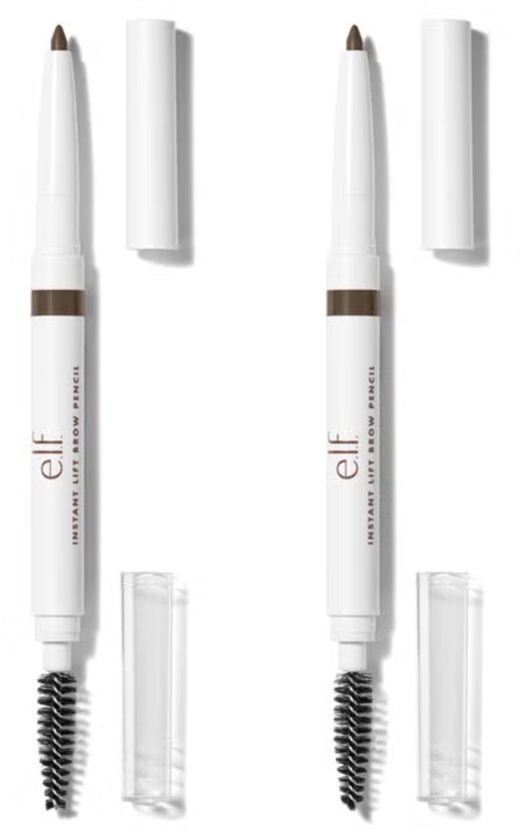 e.l.f. Instant Lift Brow Pencil Set - Wenkbrauwpotlood Set - Neutral Brown - 2 Stuks