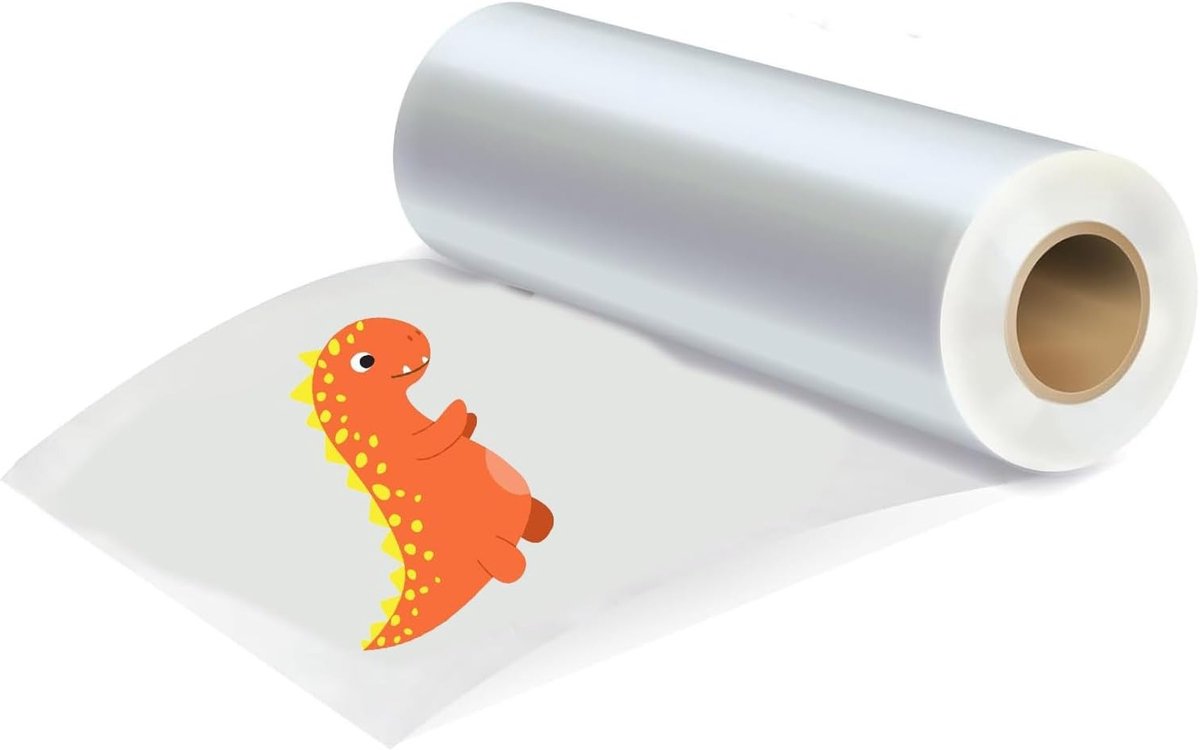 DTF Transfer Film Rol 33 cm x 100 m - Voor T-shirts, Tassen en Textiel - Voorbedrukt PET Warmteoverdracht Papier